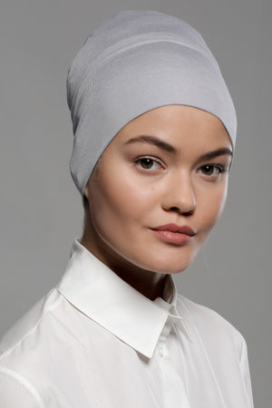 BONNET-TUBE GRIS CLAIR PREMIUM JERSEY