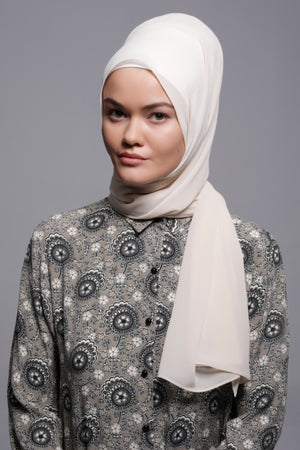 HIJAB MOUSSELINE ROYALE BEIGE