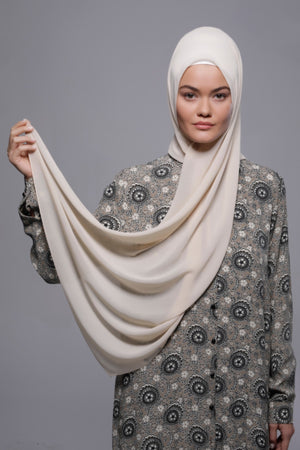 HIJAB MOUSSELINE ROYALE BEIGE