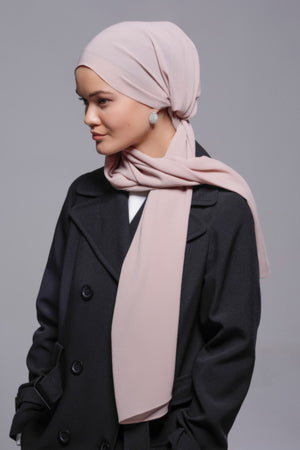 HIJAB MOUSSELINE CRINKLE BEIGE